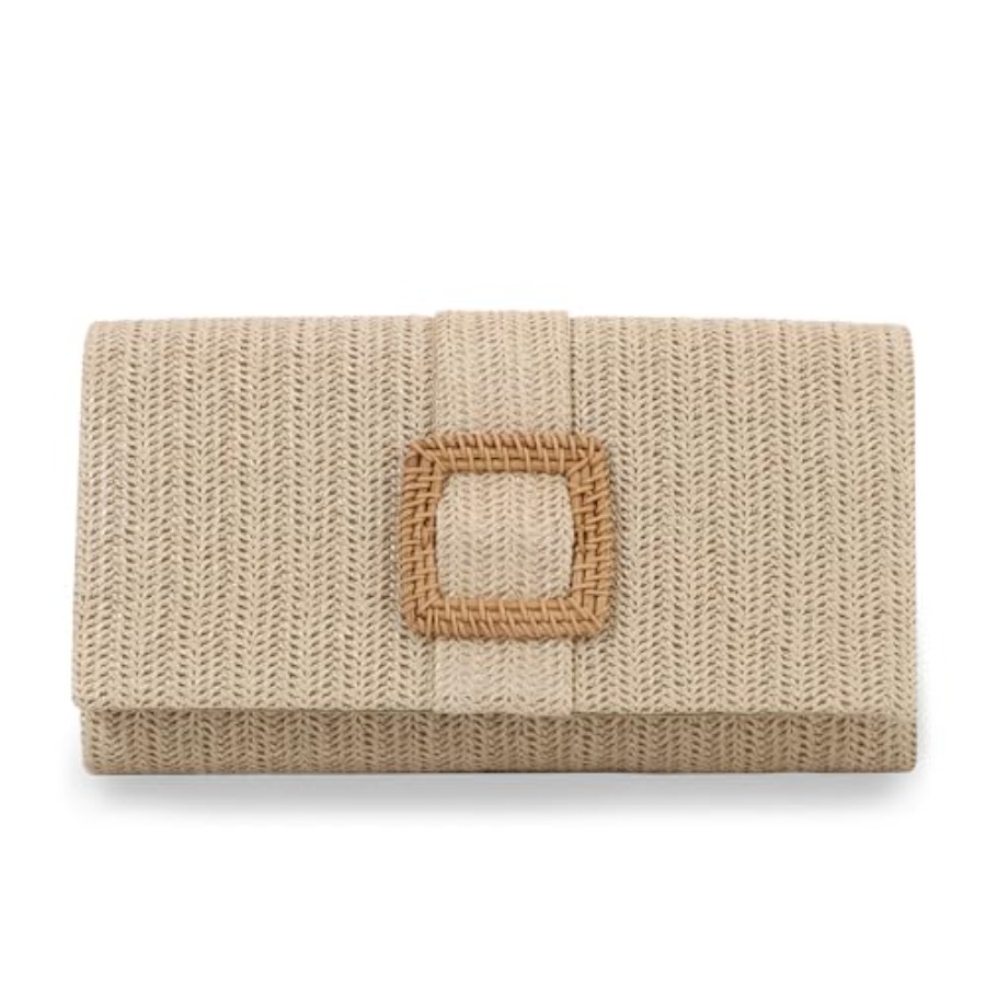Women'S Raffia Bags - Emprier Straw Clutch Purses for Women