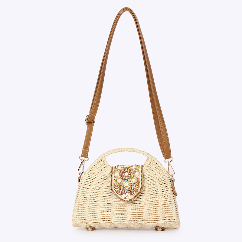Women'S Raffia Bags - Summer Straw Woven Bag for Women
