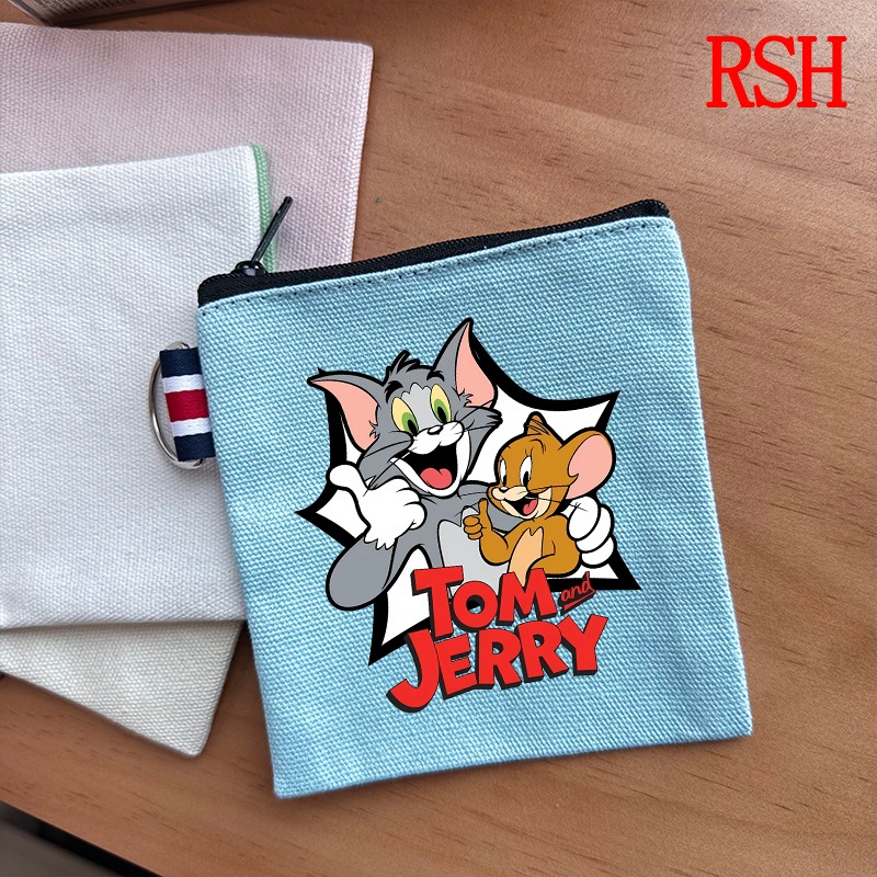 Women Bags Purses - Tom and Jerry Coin Pouch Cartoon