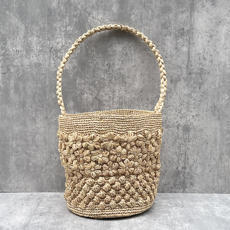 Women'S Raffia Bags - Bohemian Raffia Beach Bags for Women