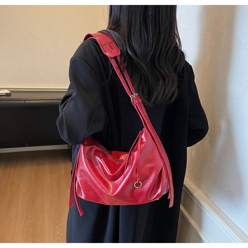 Women Bags Branded Sale - PU Solid Color Zipper Casual Crossbody