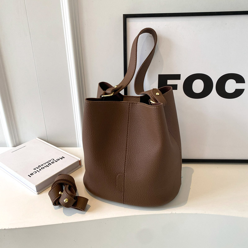 Women Bags Offers - Hasp New Bucket Tote Bags Solid