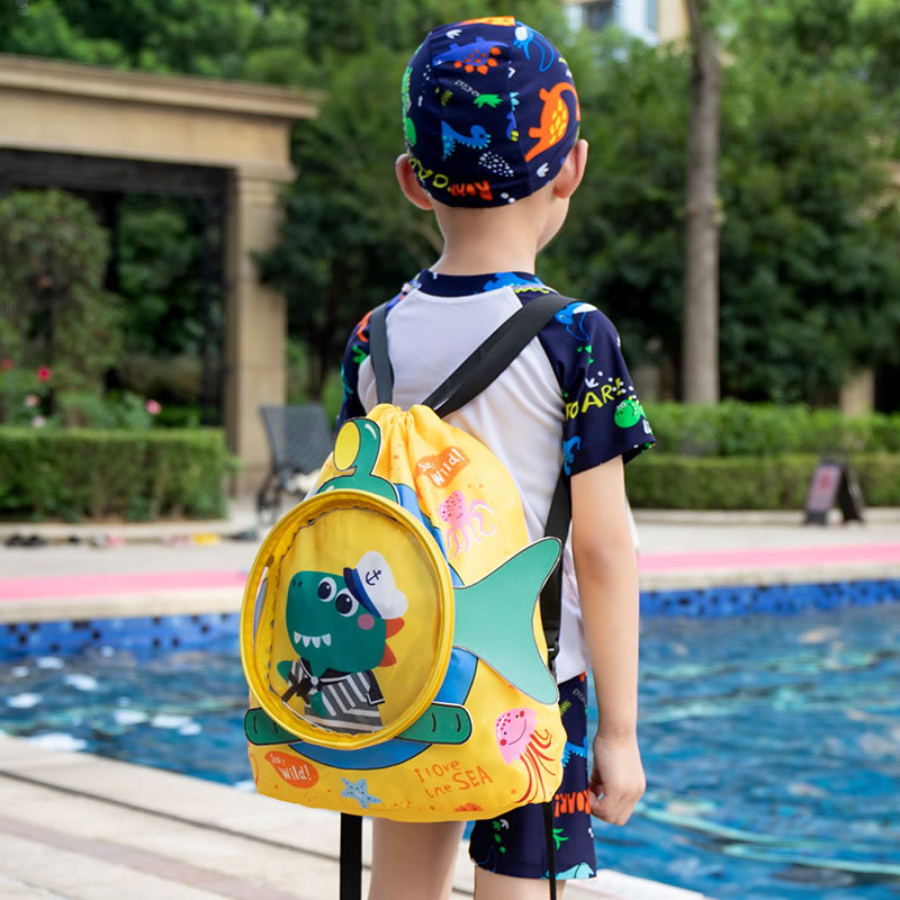 Women Bags Waterproof - Children's swimming bag, cute cartoon backpack
