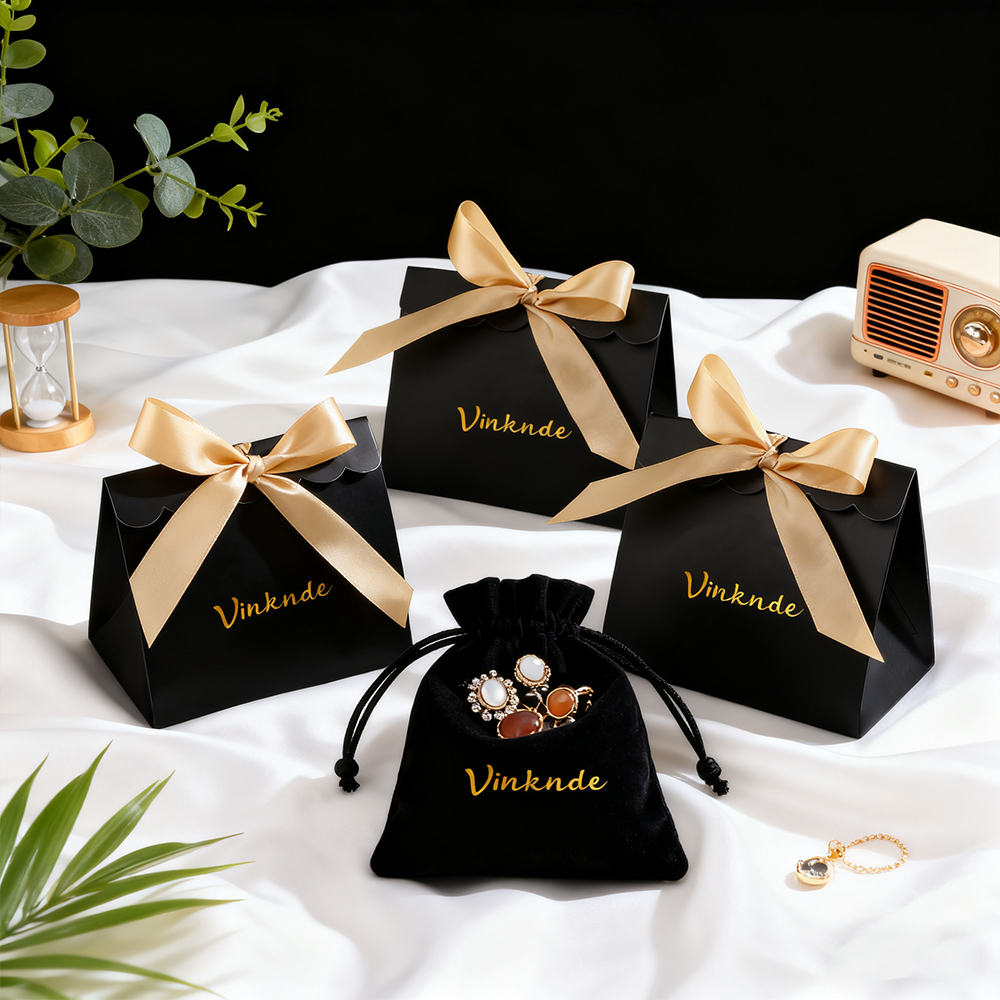 Customized Logo Exquisite Ribb - Box Bag Rigid 评论和价格