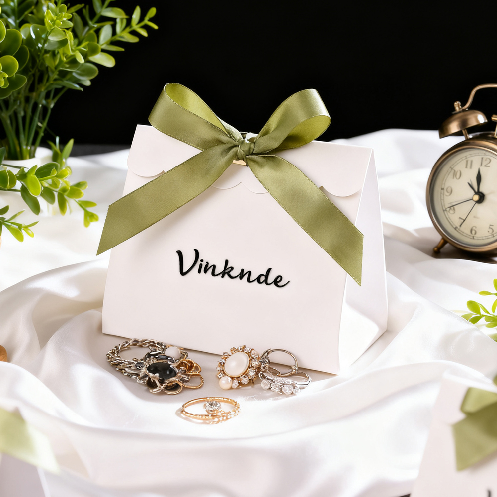 Customized Logo Exquisite Ribb - Box Bag Rigid 评论和价格