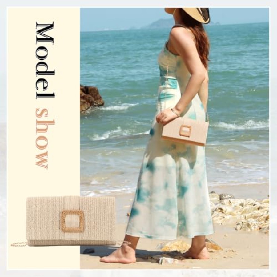 Emprier Straw Clutch Purses fo - Women'S Raffia Bags 评论和价格