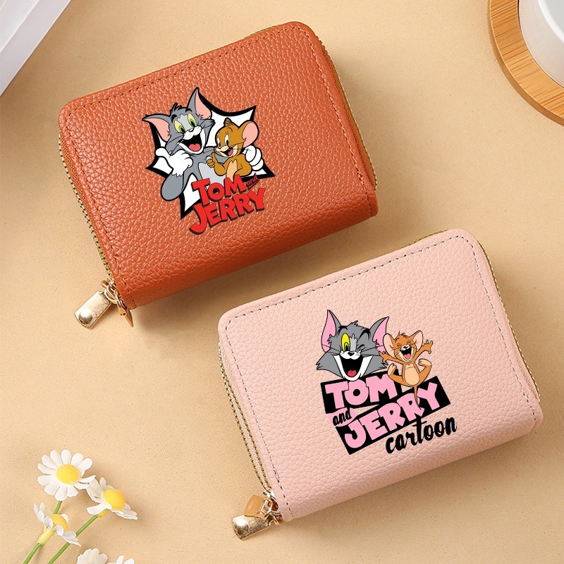 Tom and Jerry Cute Card Holder - Women Bags Purses 评论和价格