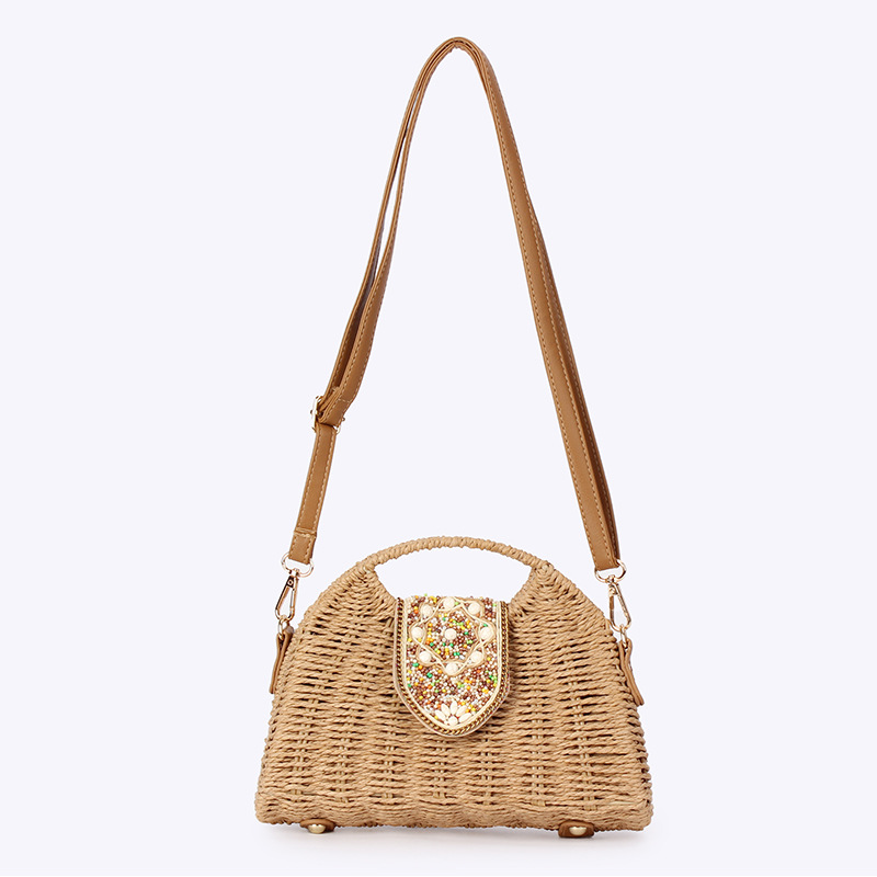 Summer Straw Woven Bag for Wom - Women'S Raffia Bags 评论和价格