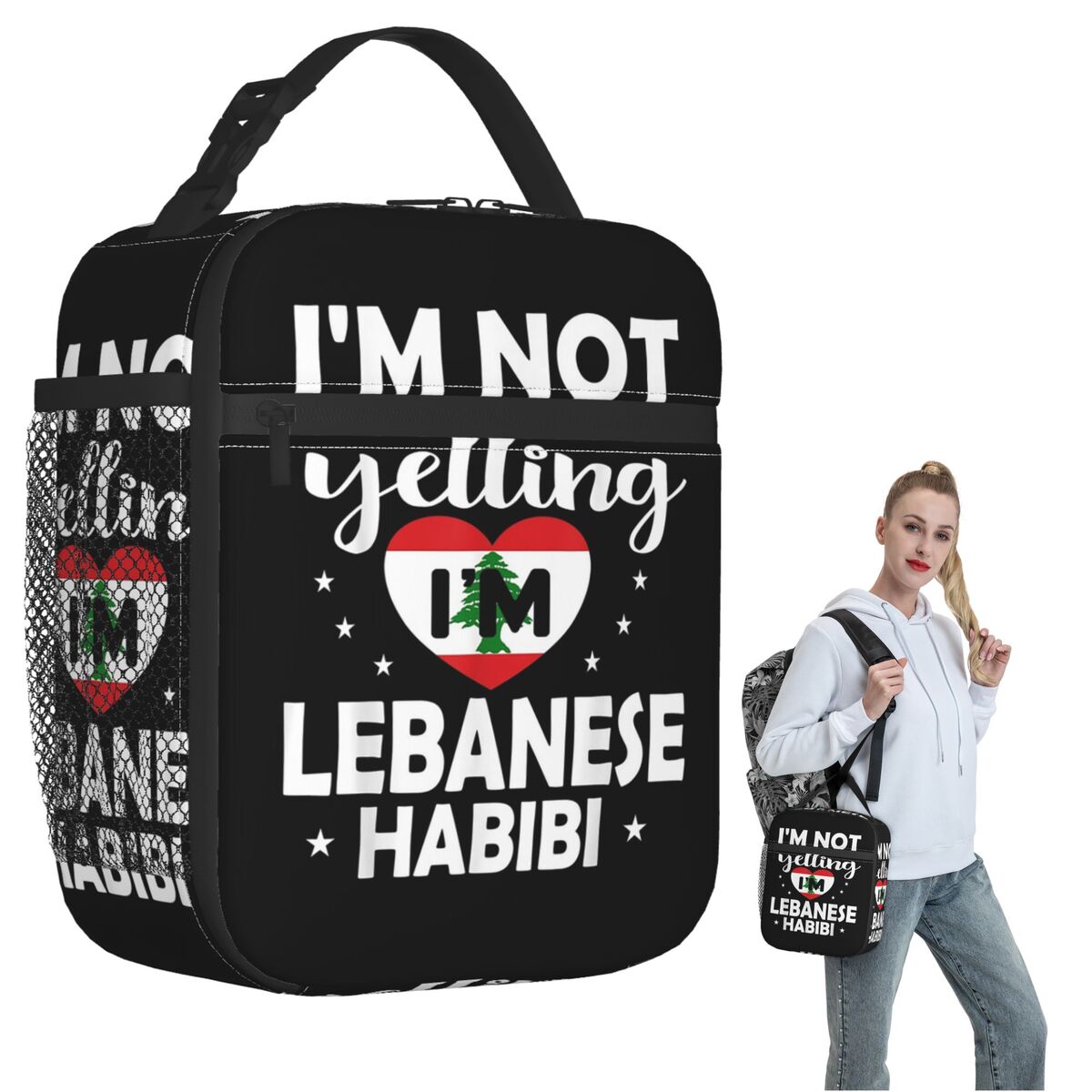 Lebanese Flag Lebanon Heritage - Women Bags Lebanon 评论和价格
