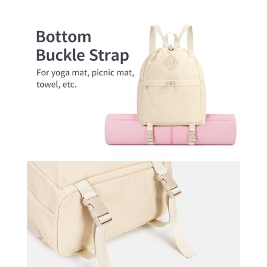 Drawstring Backpack for Women, - Women'S Yoga Bags 评论和价格