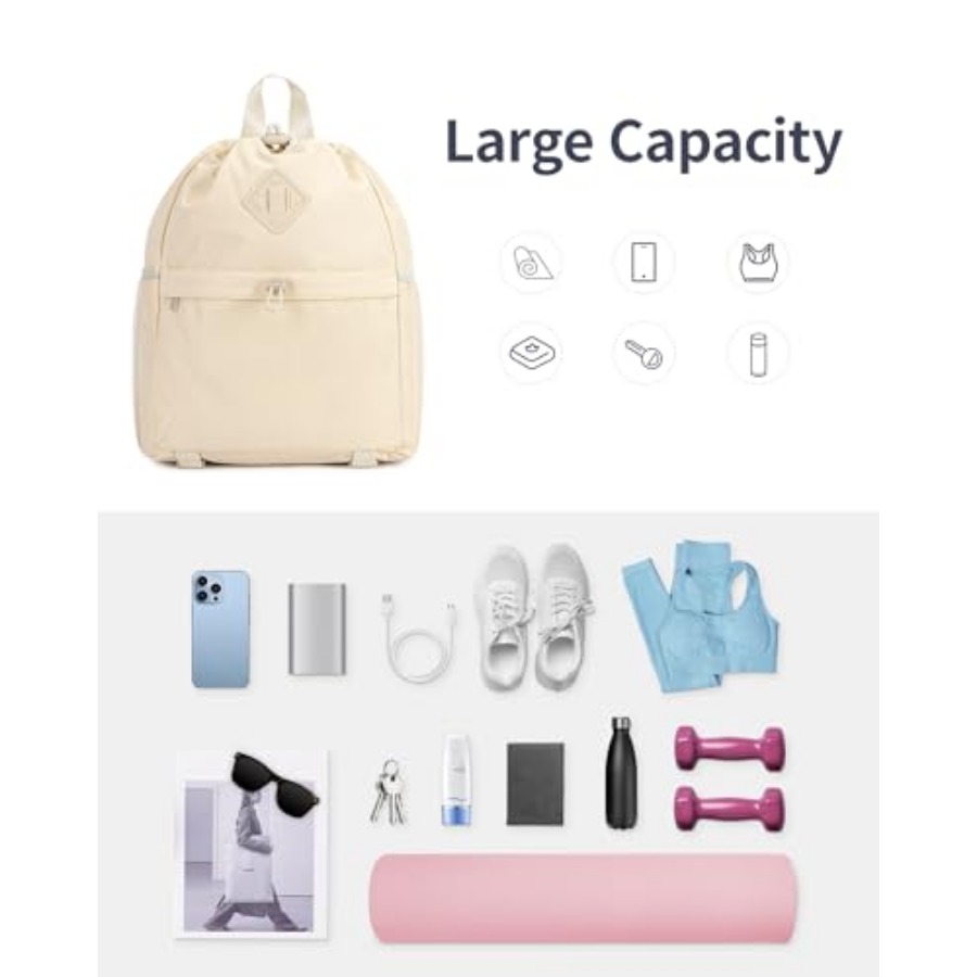 Drawstring Backpack for Women, - Women'S Yoga Bags 评论和价格