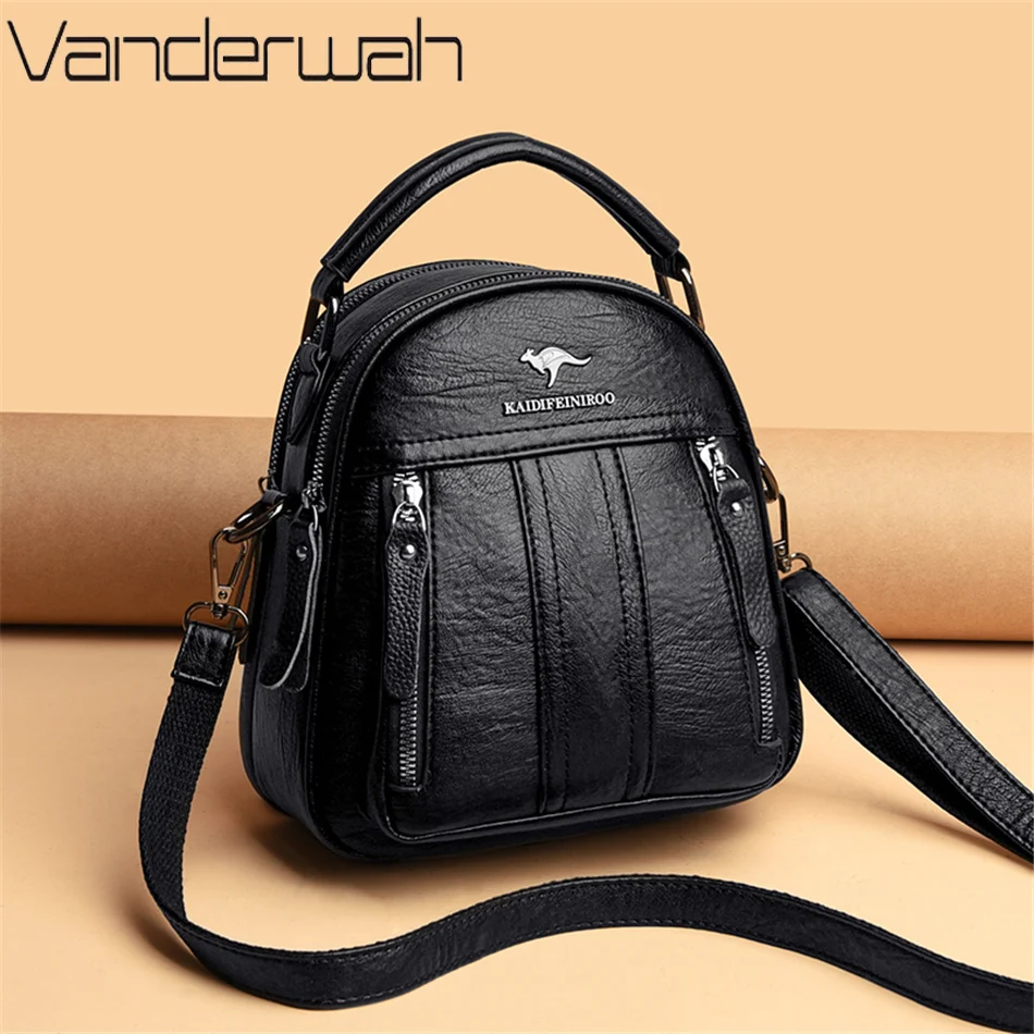 4 In 1 Leather Backpacks Multi - Women Bags In Sale 评论和价格