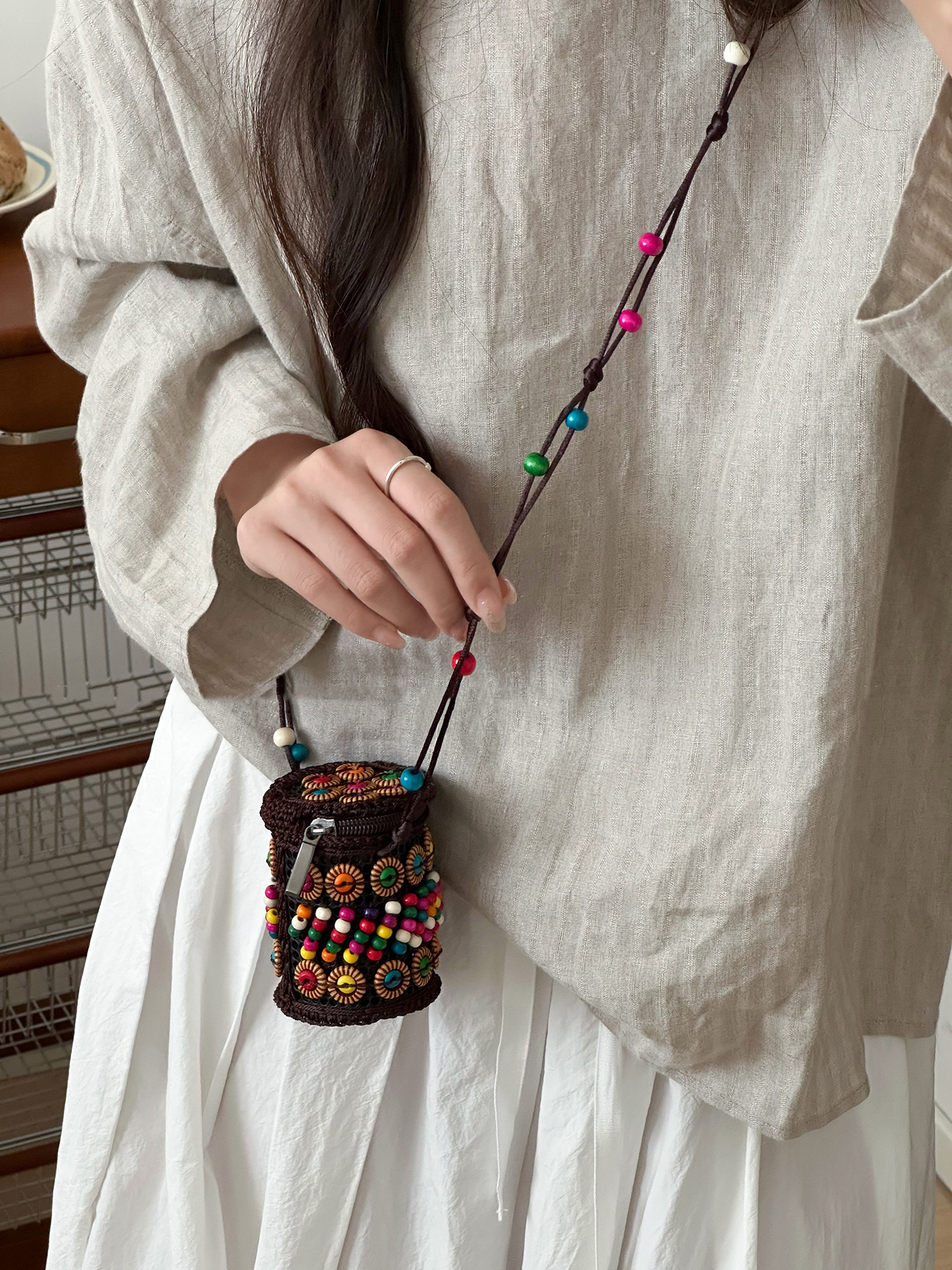 Bohemian Style Diagonal Cross  - Women'S Retro Bags 评论和价格