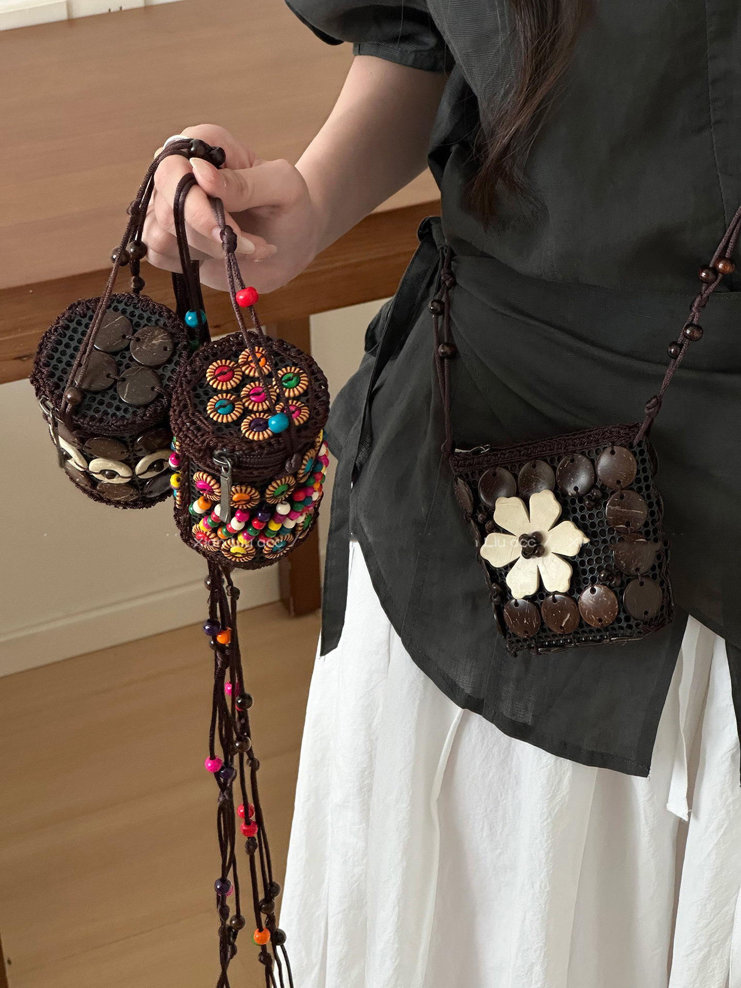 Bohemian Style Diagonal Cross  - Women'S Retro Bags 评论和价格