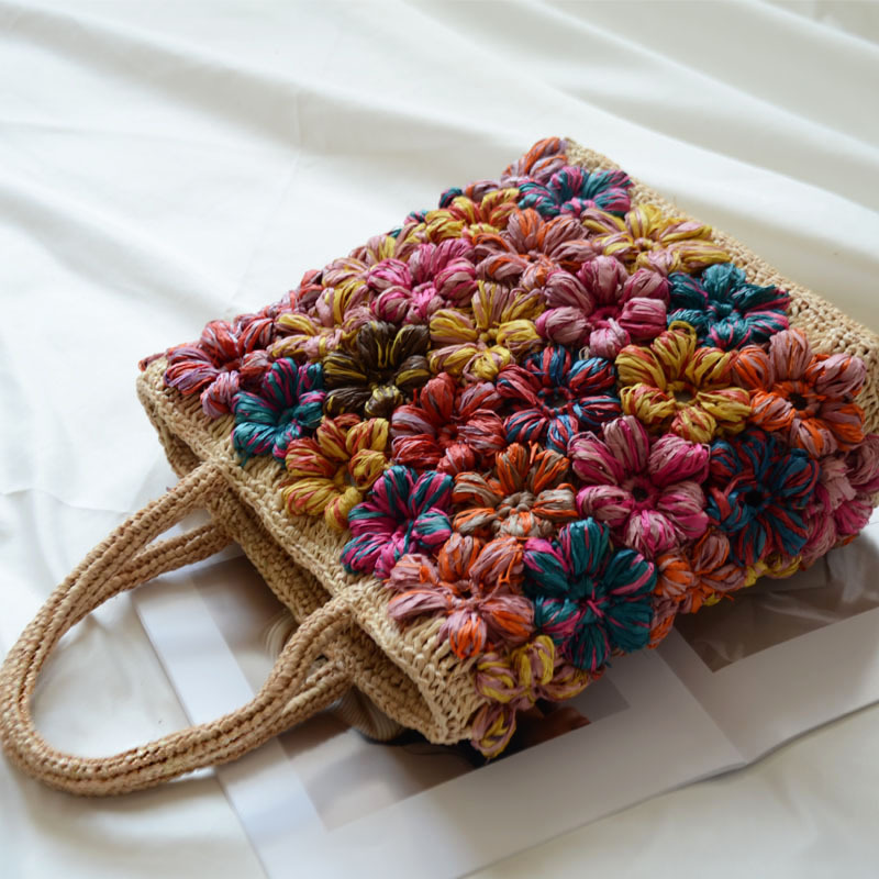 Handmade Raffia Tote Bag for W - Women'S Raffia Bags 评论和价格