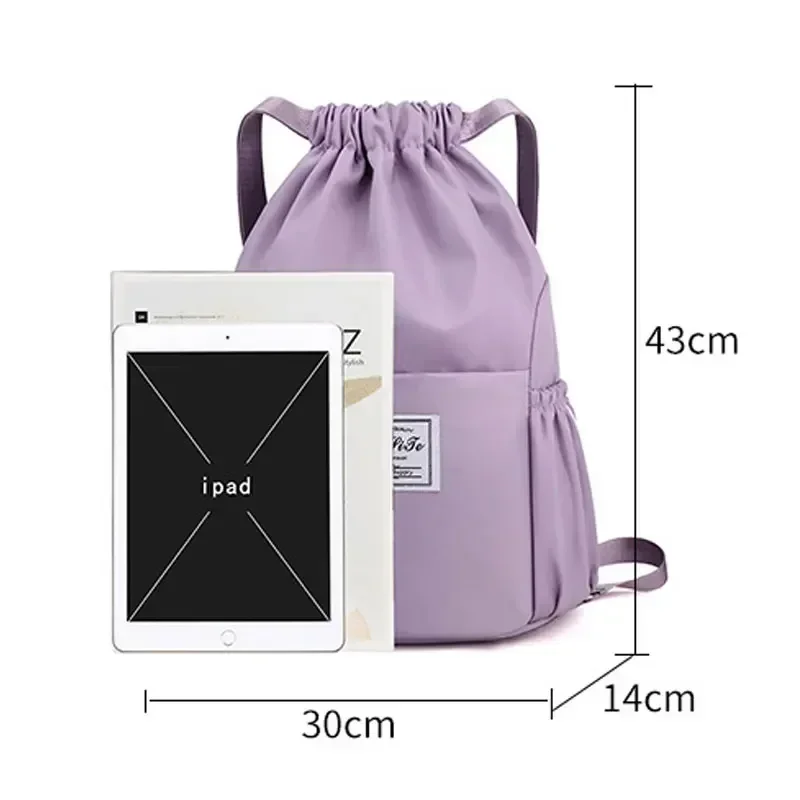 Sports Gym Drawstring Bag Wate - Women'S Yoga Bags 评论和价格
