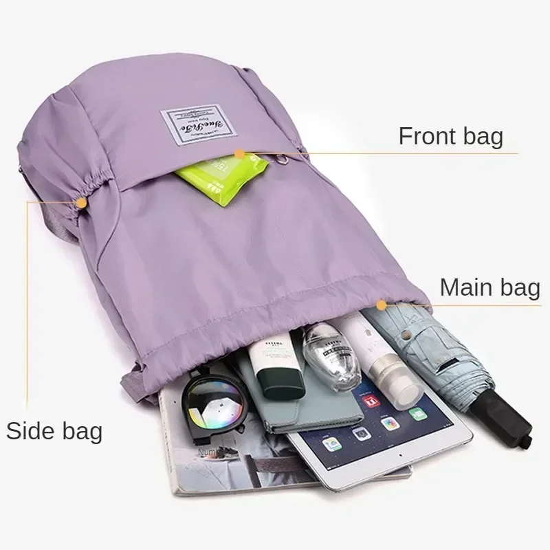 Sports Gym Drawstring Bag Wate - Women'S Yoga Bags 评论和价格