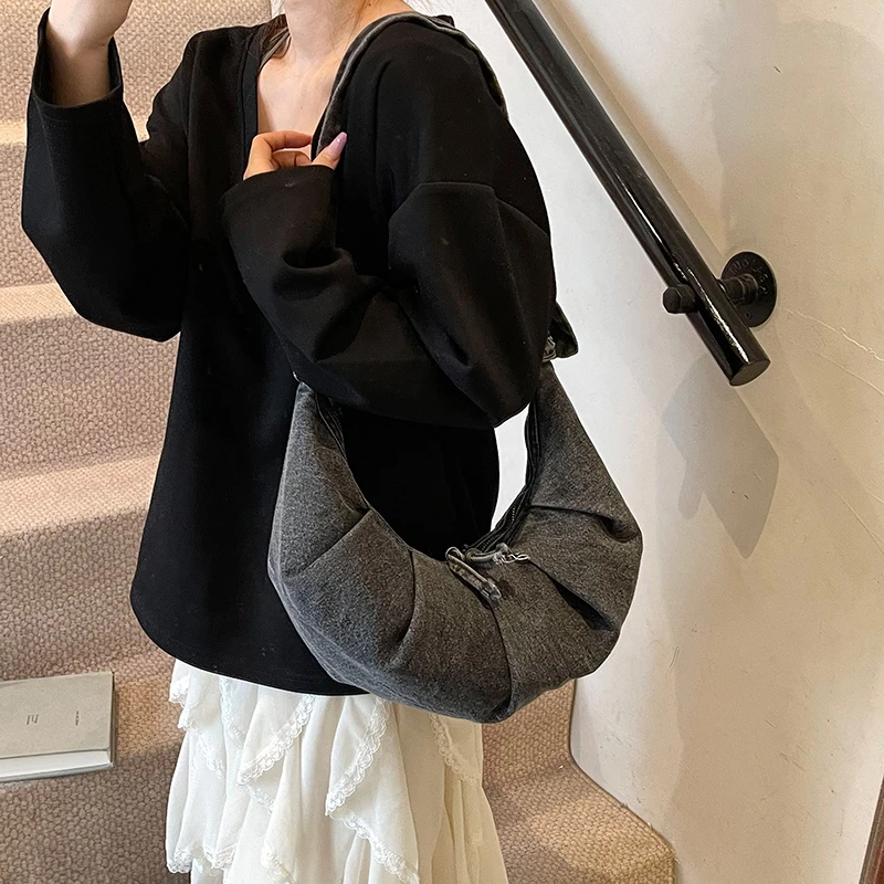 Casual Denim Solid Color Shoul - Women Bags Branded Sale 评论和价格