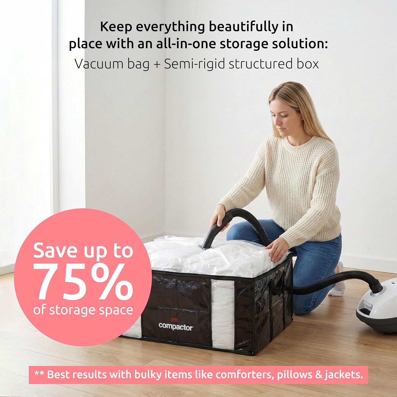 Semi Rigid Box Vacuum Storage  - Box Bag Rigid 评论和价格