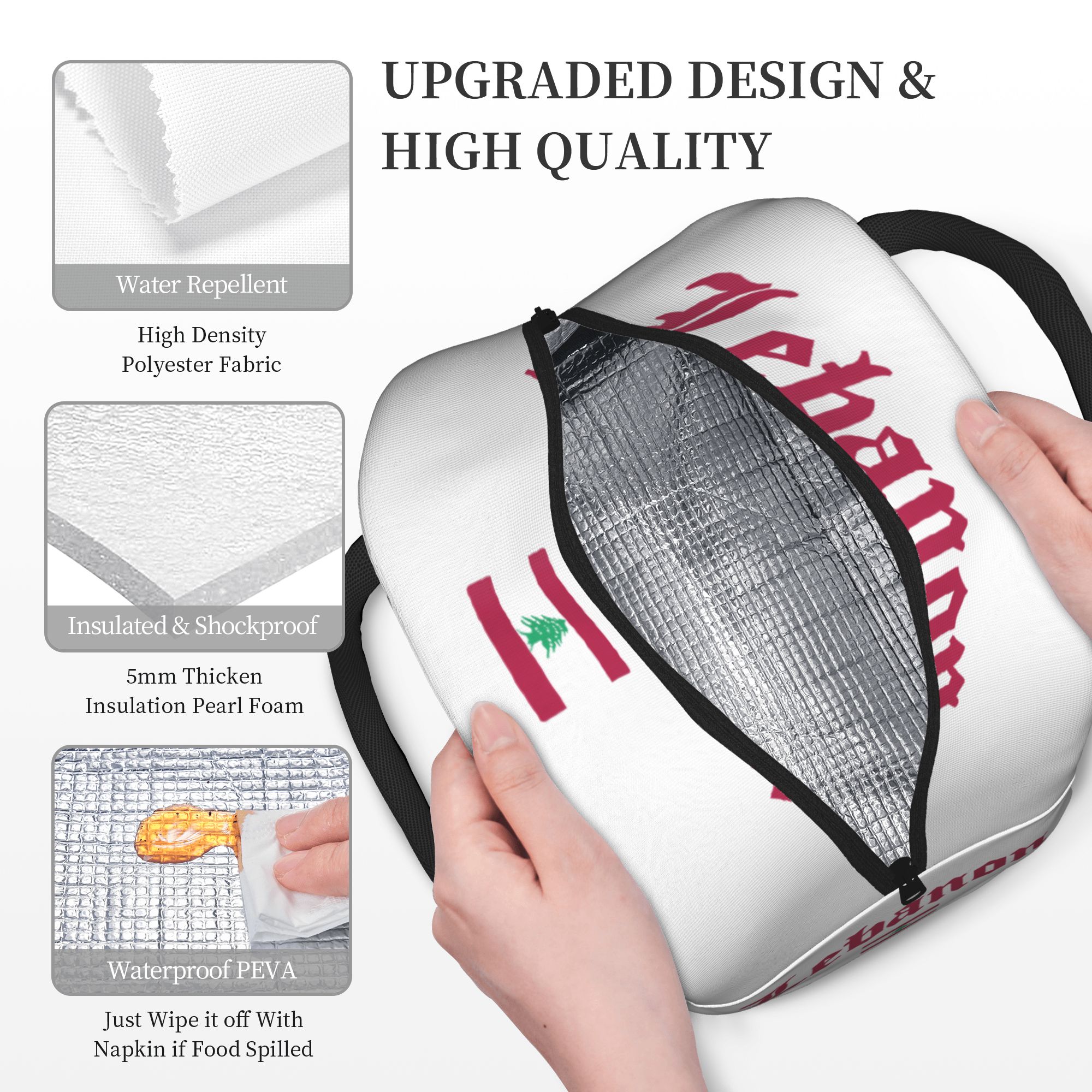 Lebanese Flag of Lebanon  Insu - Women Bags Lebanon 评论和价格
