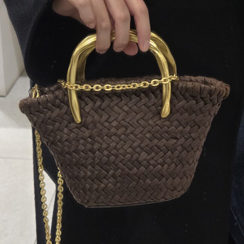 Luxury Raffia Woven Evening Ba - Women'S Raffia Bags 评论和价格