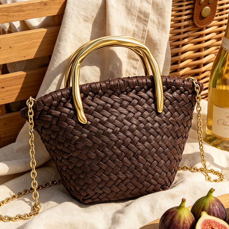Luxury Raffia Woven Evening Ba - Women'S Raffia Bags 评论和价格