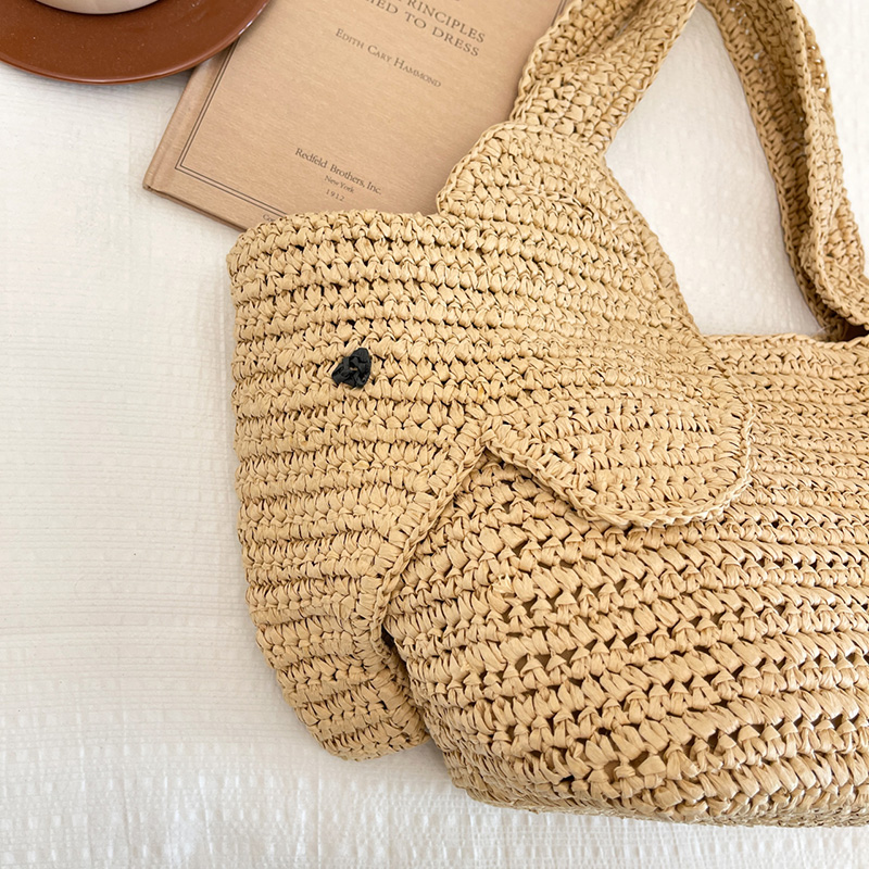 Elephant Shaped Raffia Handwov - Women'S Raffia Bags 评论和价格