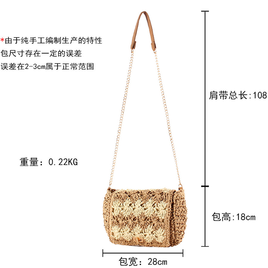 Straw Crossbody Bags for Women - Women'S Raffia Bags 评论和价格