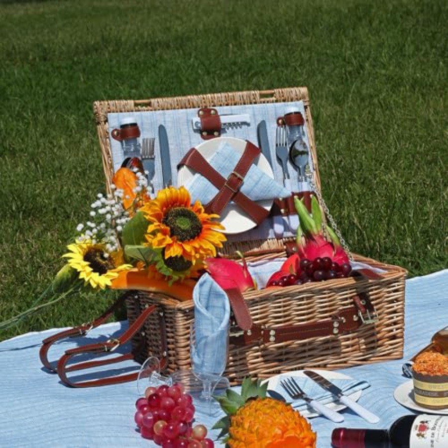 Picnic Baskets Wicker Willow P - Basket Bag Wicker 评论和价格
