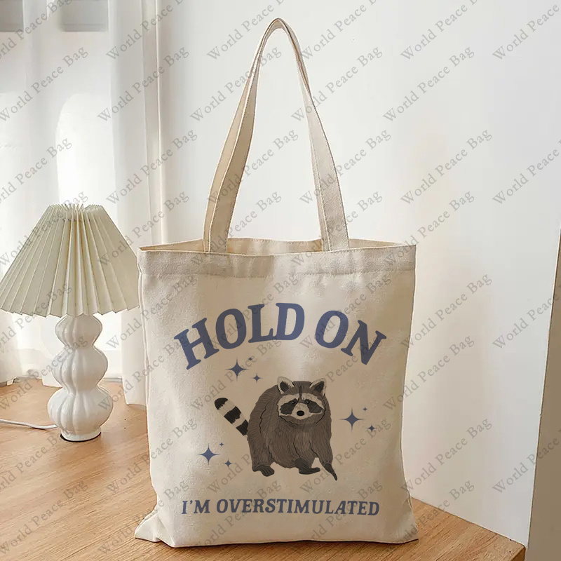 1 pc Hold On I'm Overstimulate - Women Bags Offers 评论和价格