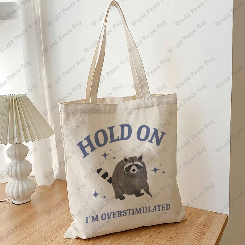 1 pc Hold On I'm Overstimulate - Women Bags Offers 评论和价格