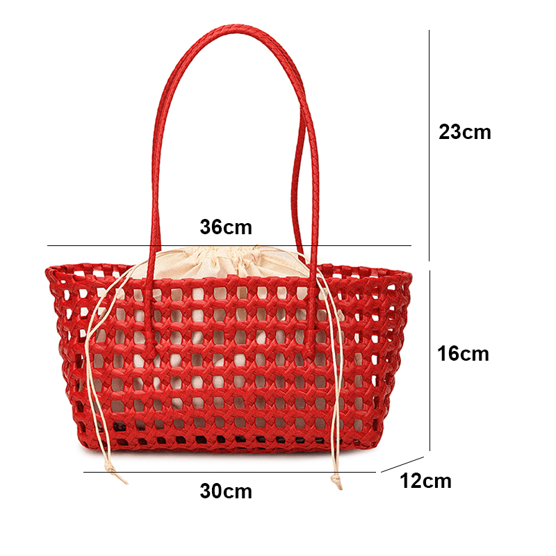Toposhine Summer Beach Shoulde - Basket Bag Wicker 评论和价格