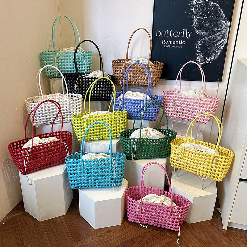 Toposhine Summer Beach Shoulde - Basket Bag Wicker 评论和价格