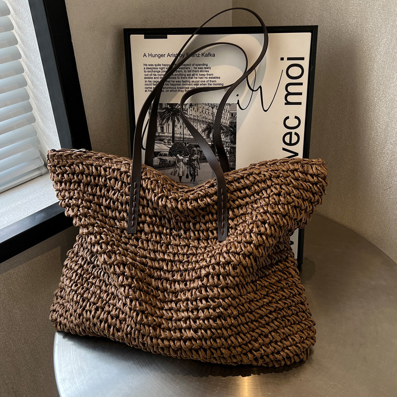 Straw Woven Tote Bags Casual L - Women Bags Offers 评论和价格