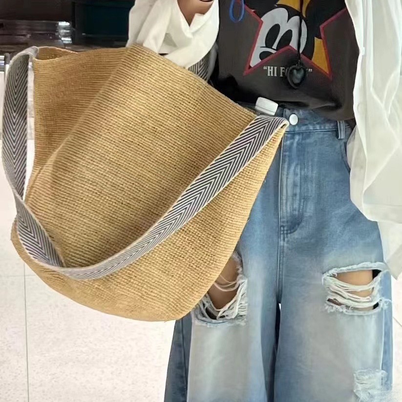 Summer Raffia Straw Bag Large  - Women'S Raffia Bags 评论和价格