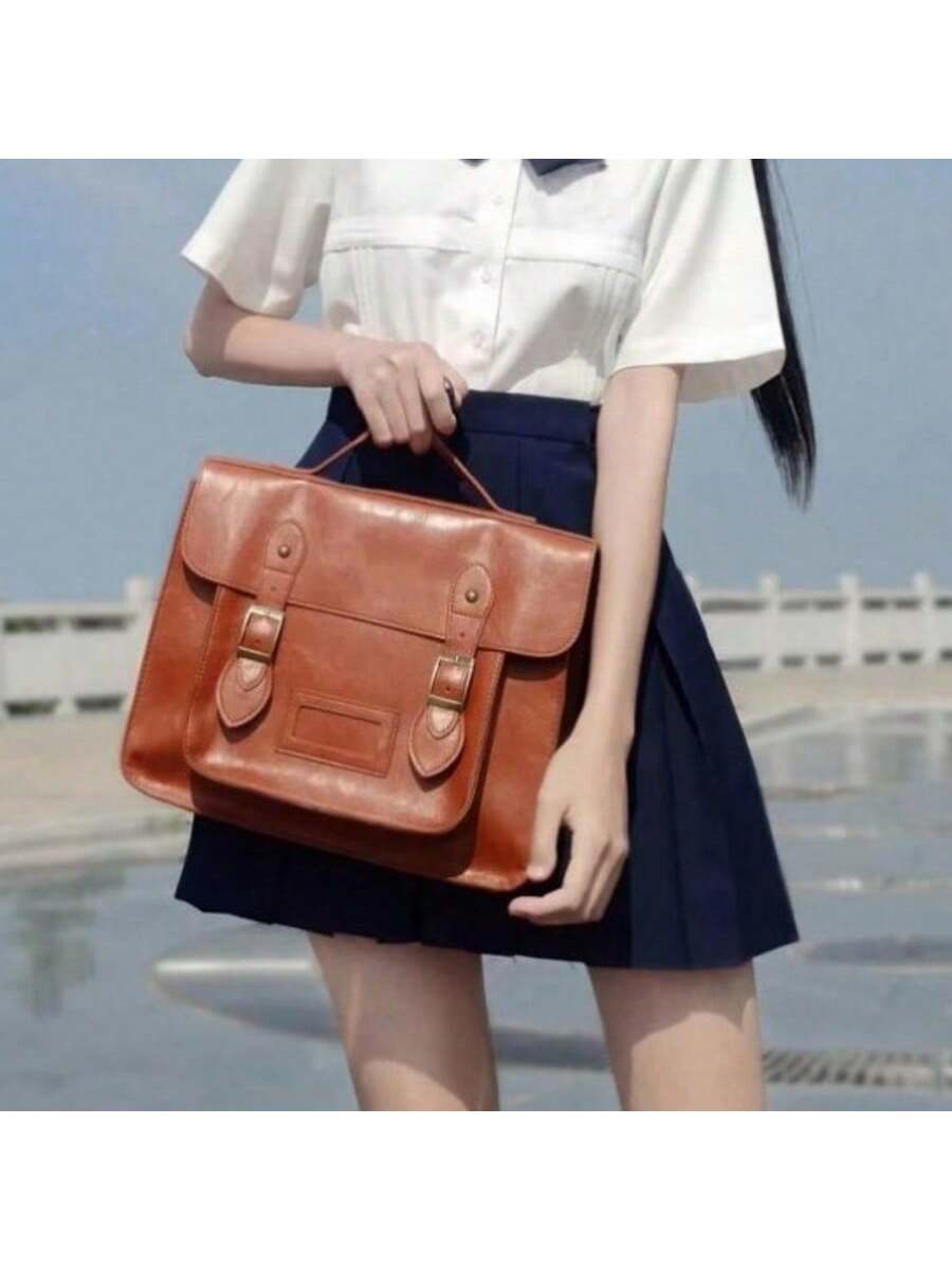 Retro British Style Satchel Ba - Women'S Retro Bags 评论和价格
