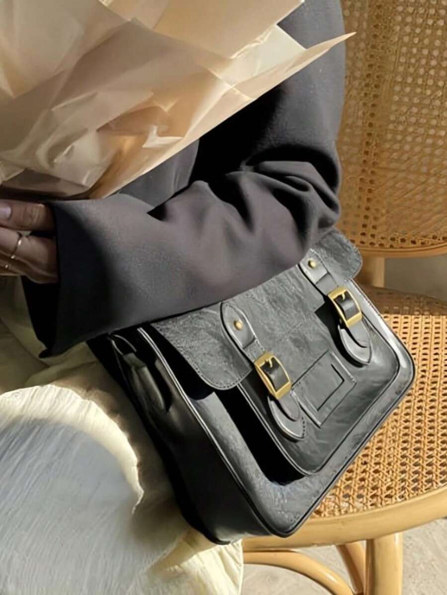 Retro British Style Satchel Ba - Women'S Retro Bags 评论和价格