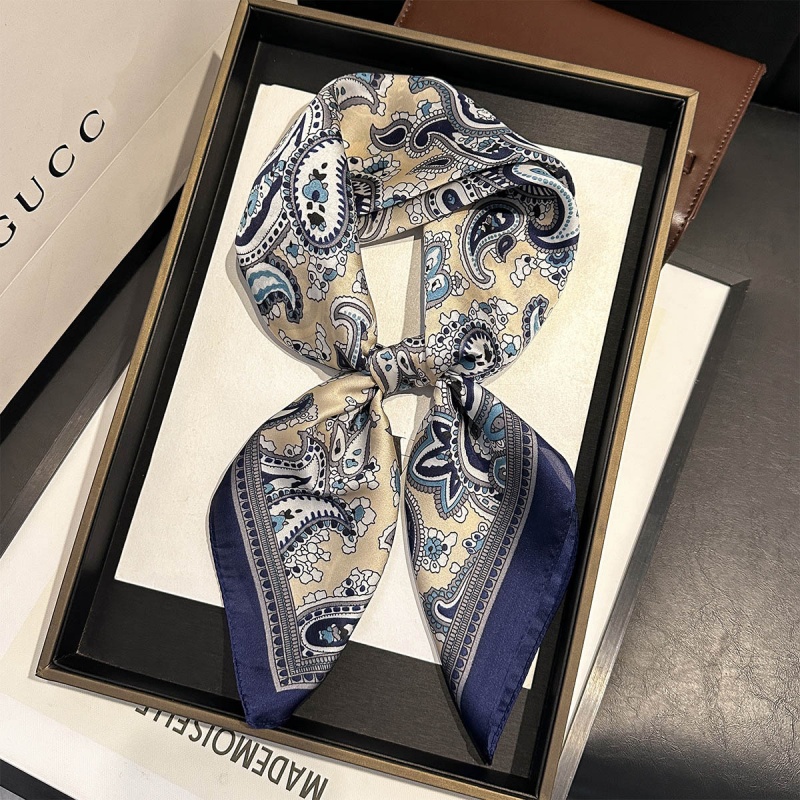 Luxury Satin Square Scarf Pais - Women'S Retro Bags 评论和价格