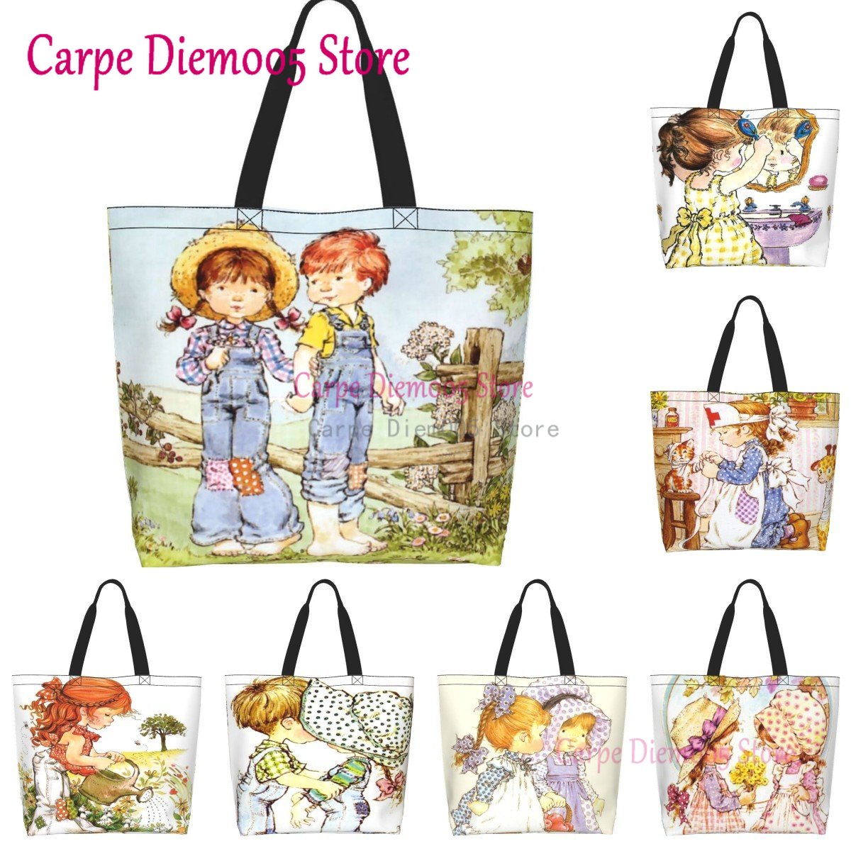 Sarah Kay Print Shopping Bag L - Women Bags Outlet 评论和价格