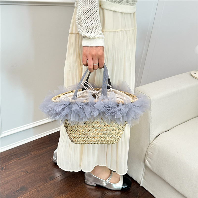 Handwoven Bamboo Handle Wicker - Basket Bag Wicker 评论和价格