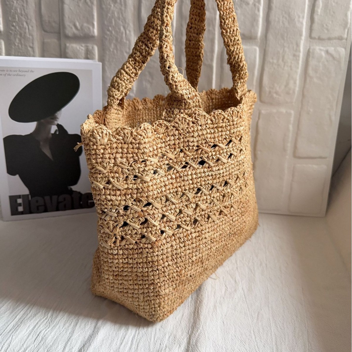 Sunmmer Raffia Straw Bag Hollo - Women'S Raffia Bags 评论和价格