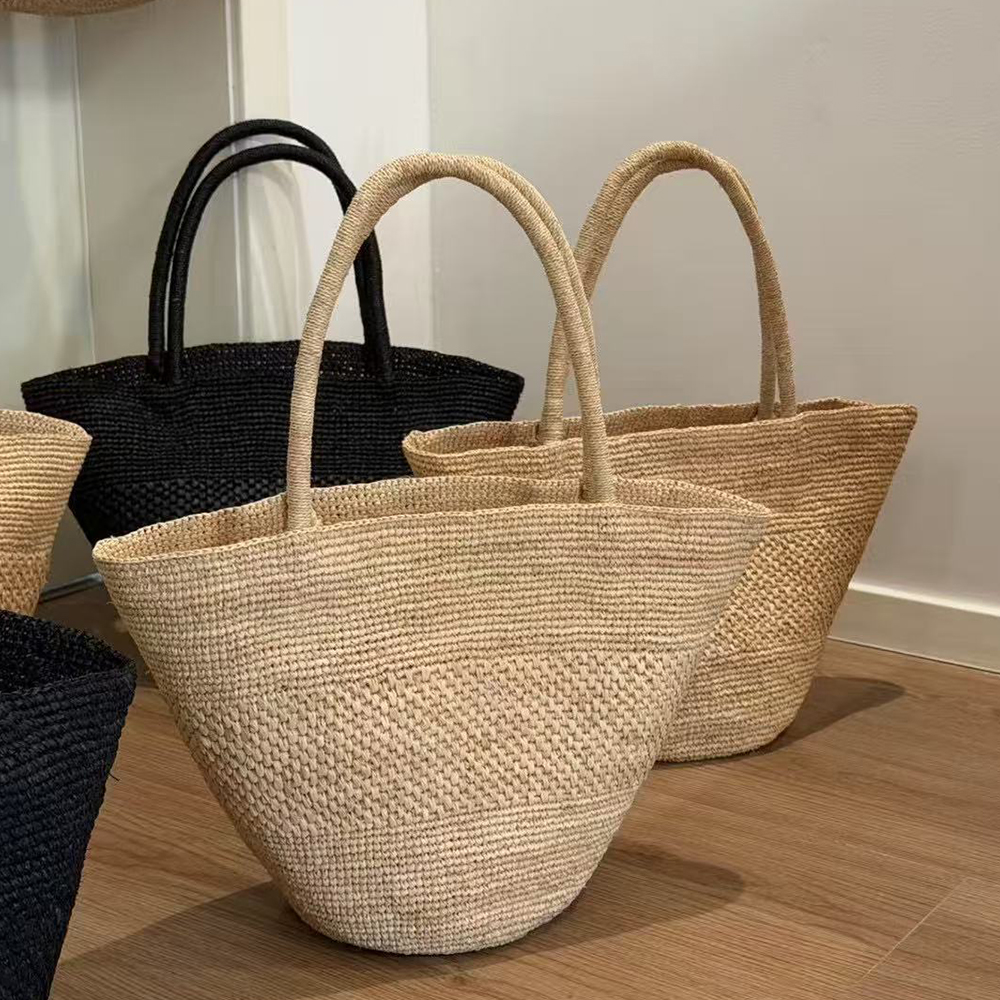 Large Capacity Raffia Straw Ba - Women'S Raffia Bags 评论和价格