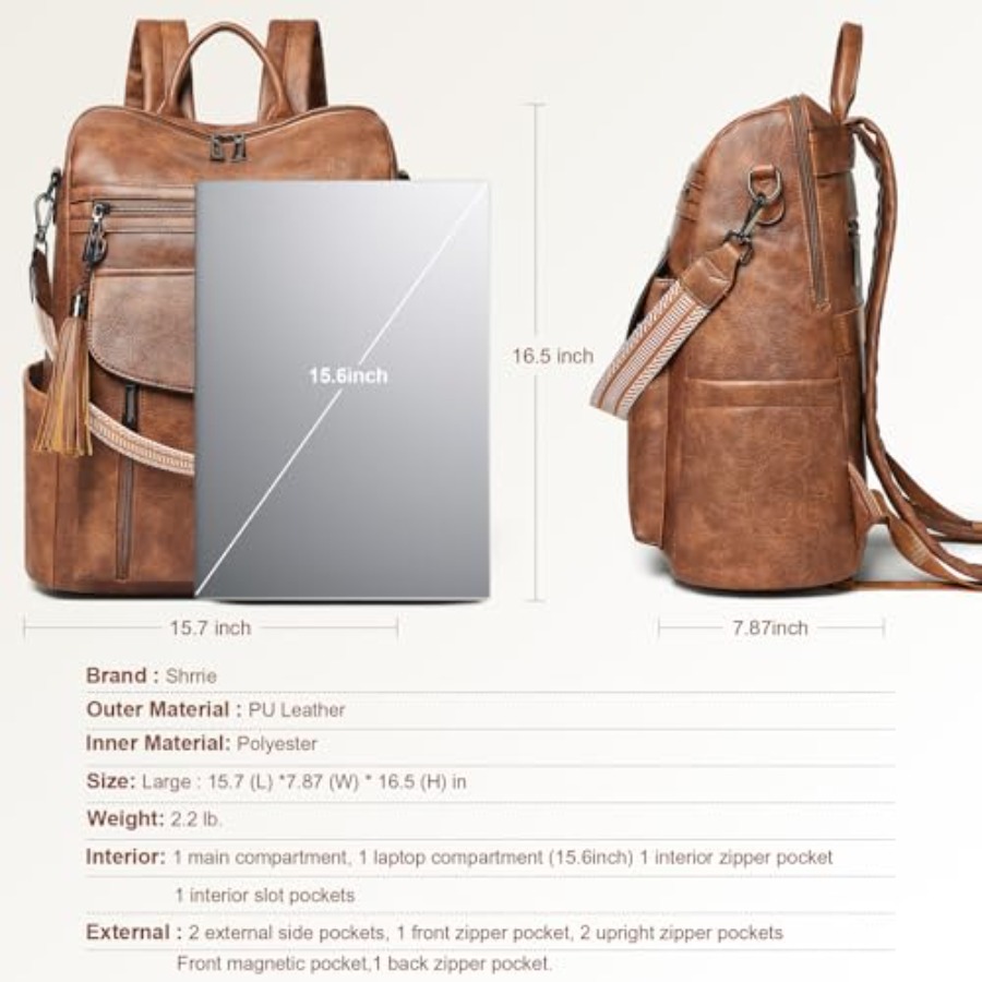 Laptop Backpack for Women 15.6 - Women Bags Purses 评论和价格