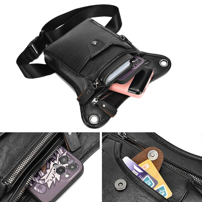 Vintage Pu Leather Waist Pack  - Women'S Retro Bags 评论和价格