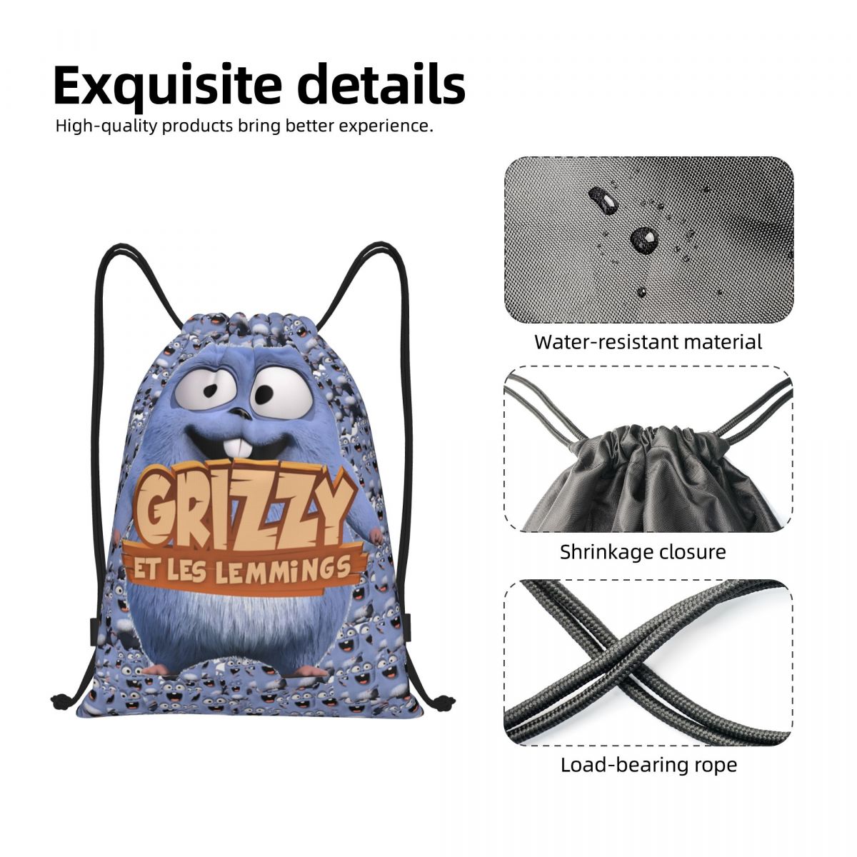 Grizzy And The Lemmings Kids F - Women'S Yoga Bags 评论和价格