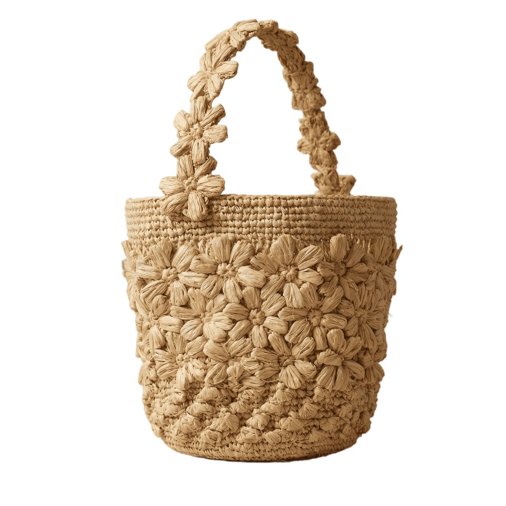 Women Summer Raffia Woven Buck - Women'S Raffia Bags 评论和价格