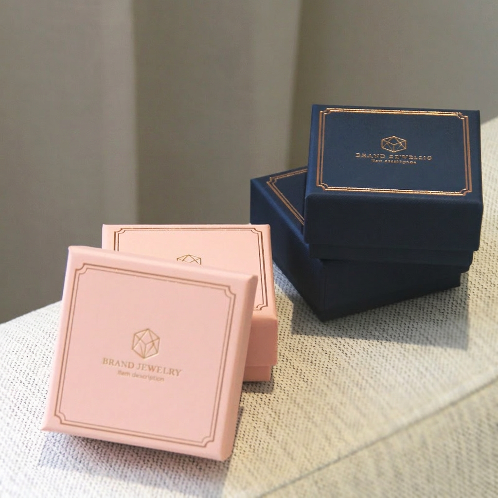 Square Vintage Paper Jewelry G - Box Bag Rigid 评论和价格