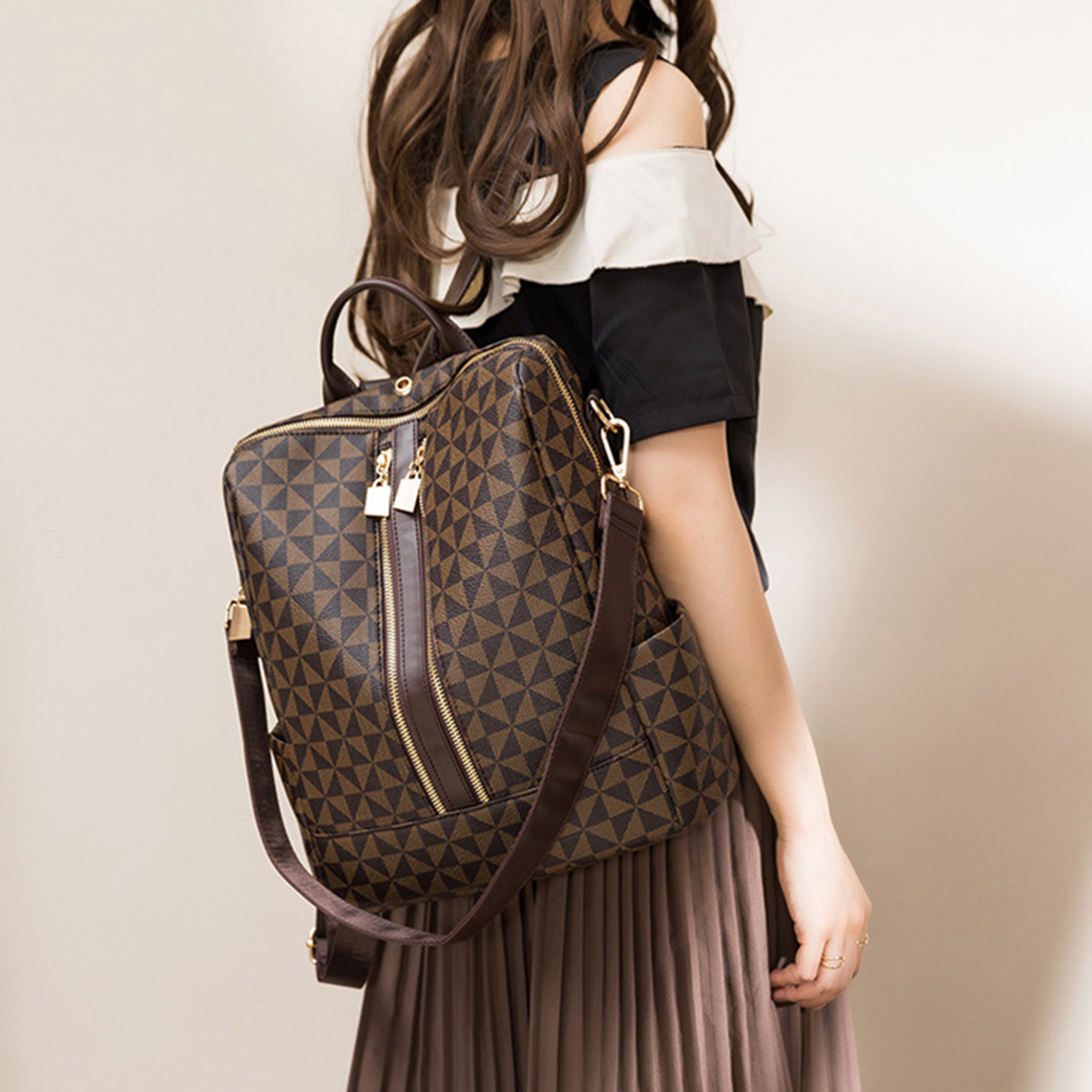 2pcs Backpack And Handbag Set, - Women Bags Offers 评论和价格