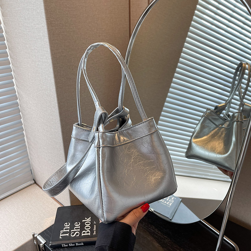 Solid Color Square PU Top-Hand - Women Bags Branded Sale 评论和价格