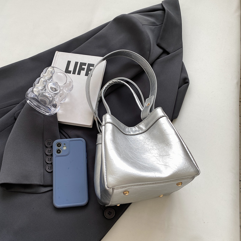 Solid Color Square PU Top-Hand - Women Bags Branded Sale 评论和价格